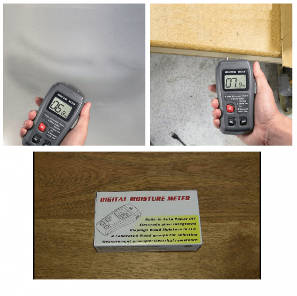Aparat profesional (umidometru) pentru detectarea gradului de umiditate al lemnului, rigipsului si altor materiale inrudite